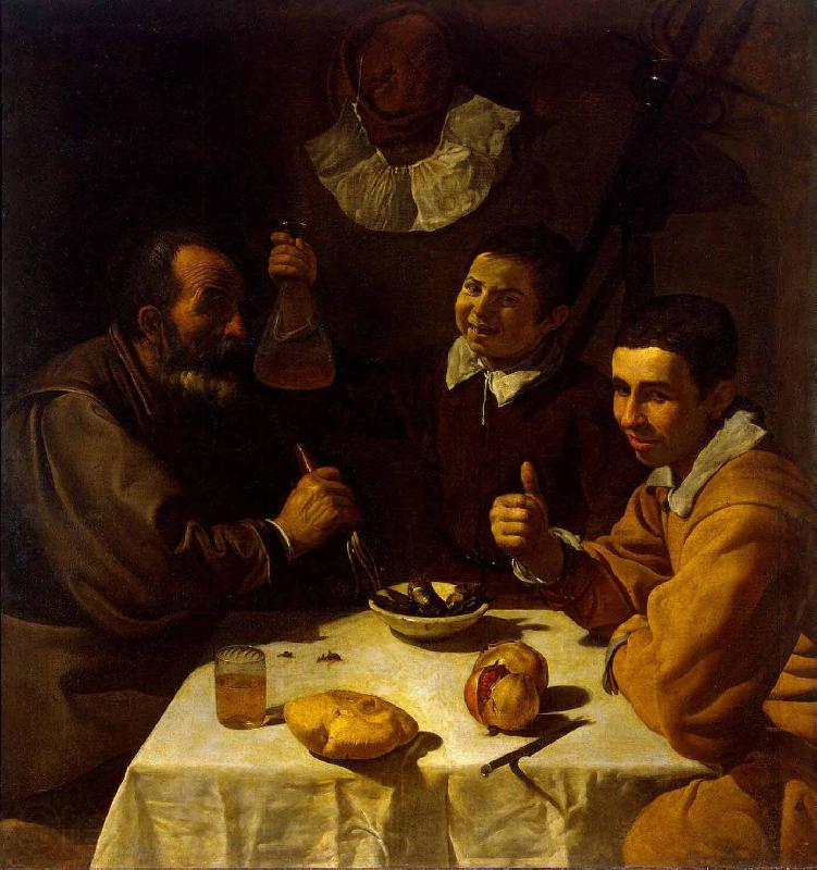 Diego Velazquez Lunch Norge oil painting art